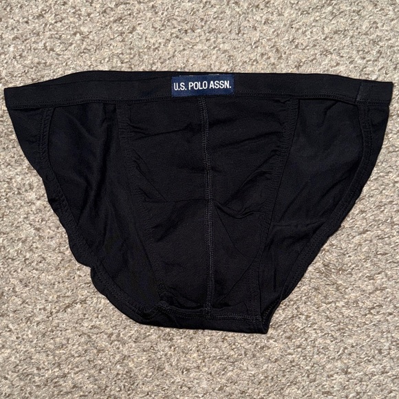 U.S. Polo Assn. Black Men's Bikini Briefs - Picture 4 of 6